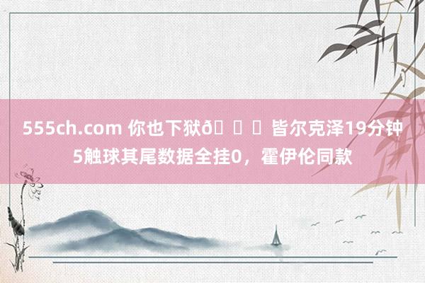 555ch.com 你也下狱😖皆尔克泽19分钟5触球其尾数据全挂0，霍伊伦同款