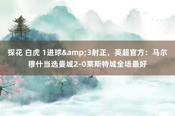 探花 白虎 1进球&3射正，英超官方：马尔穆什当选曼城2-0莱斯特城全场最好